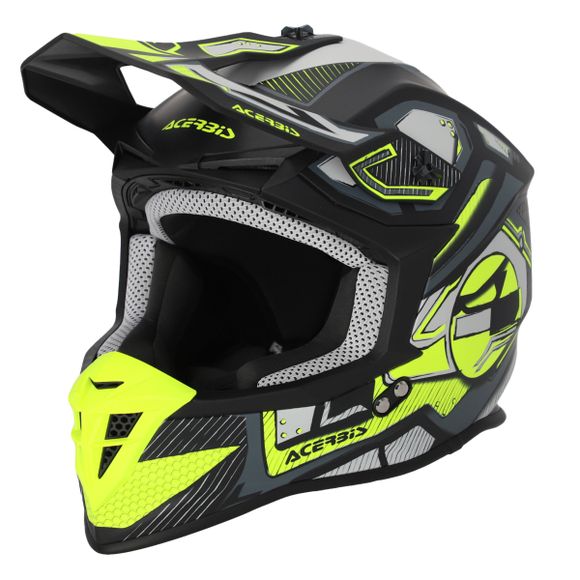 Casque cross Acerbis LINEAR 22.06 2024 - Noir / JauneRef : AE5313