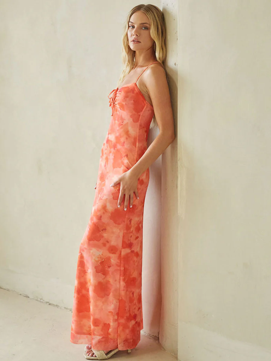 Chelley Keyhole Maxi Dress