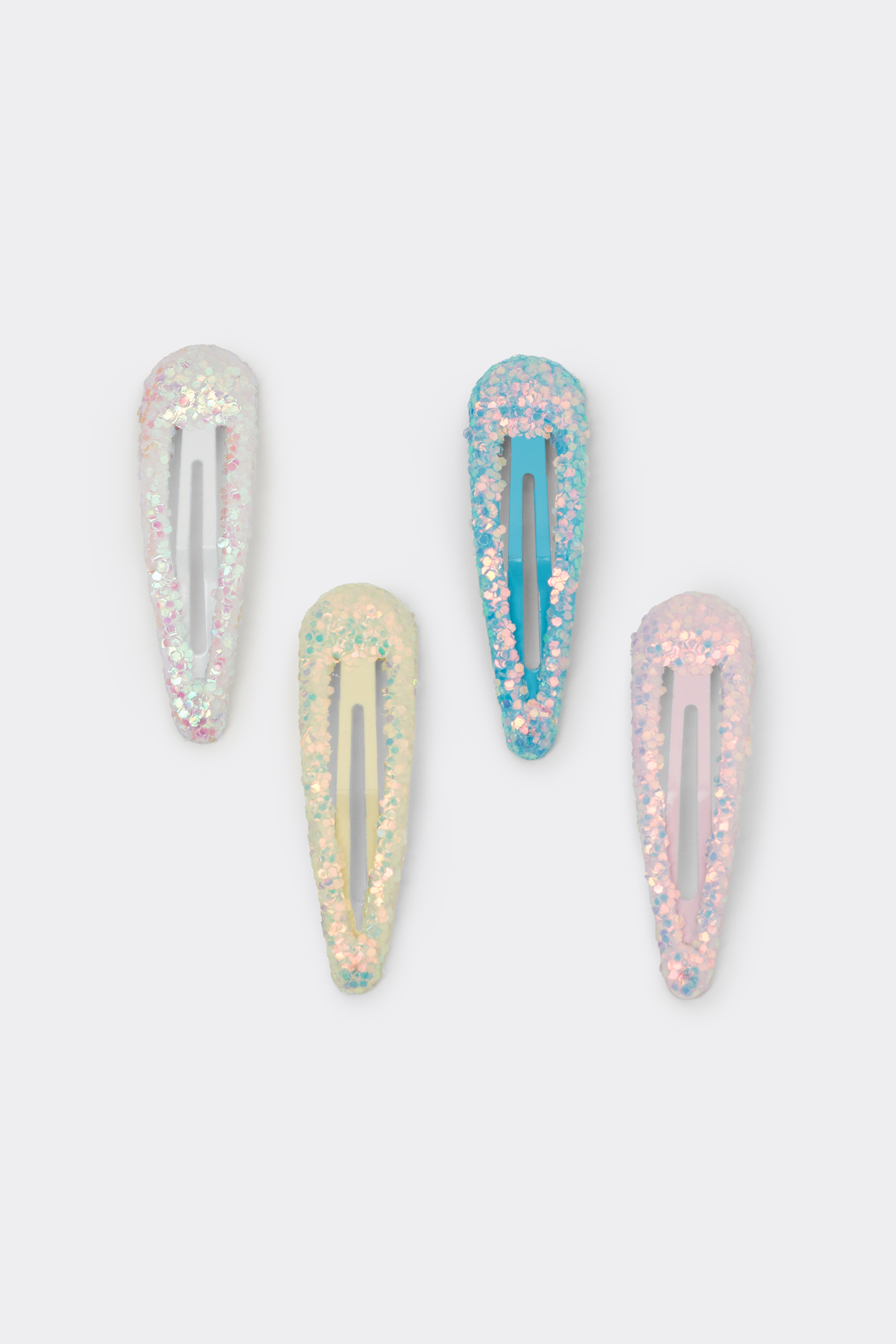 Girls’ Rainbow Glitter Hair Grips