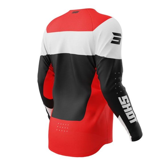 Maillot cross Shot DRAW - LEAGUE - ENFANT - Noir / RougeRef : SO2686