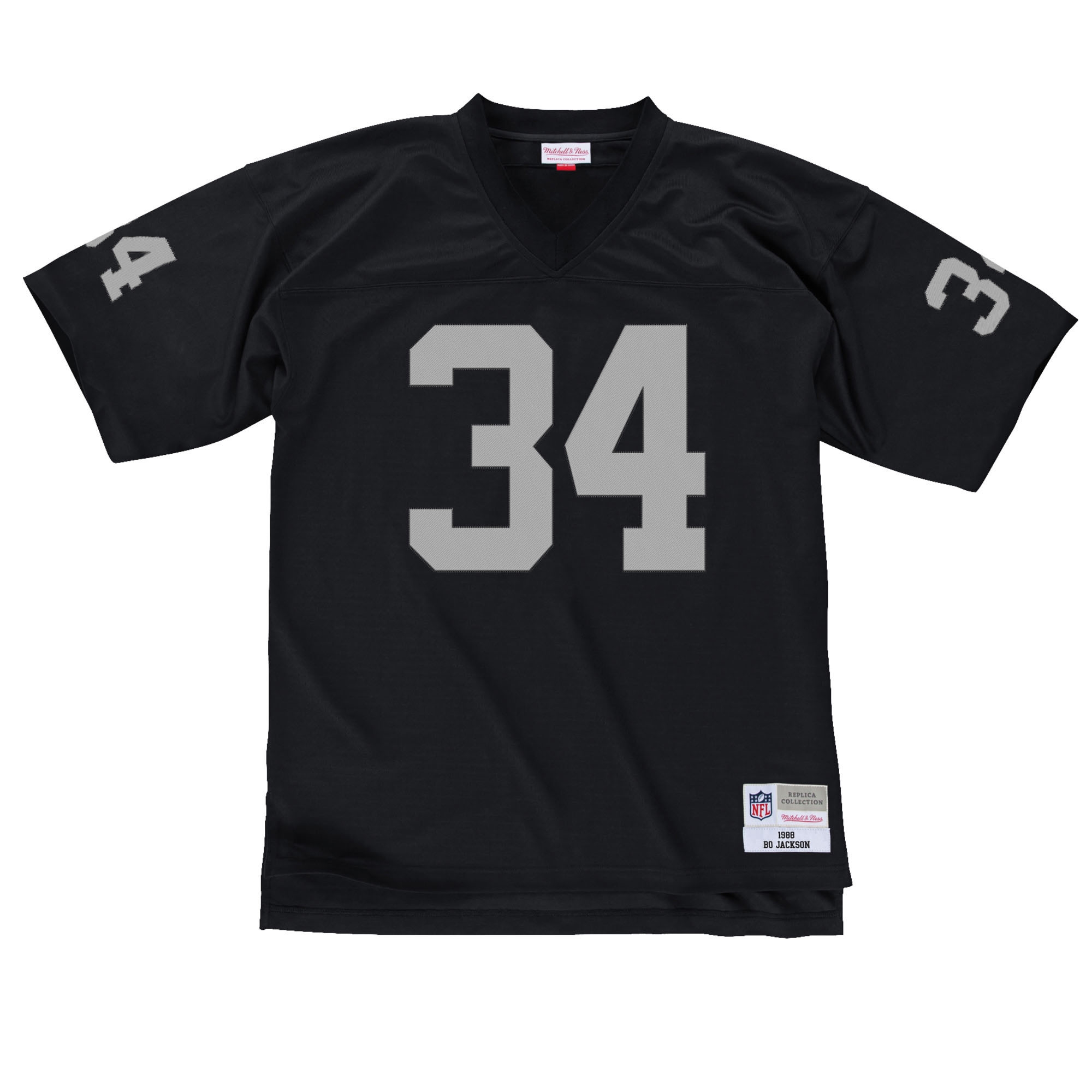 Bo Jackson #34 Los Angeles Raiders Mitchell & Ness Throwback NFL Jersey Black