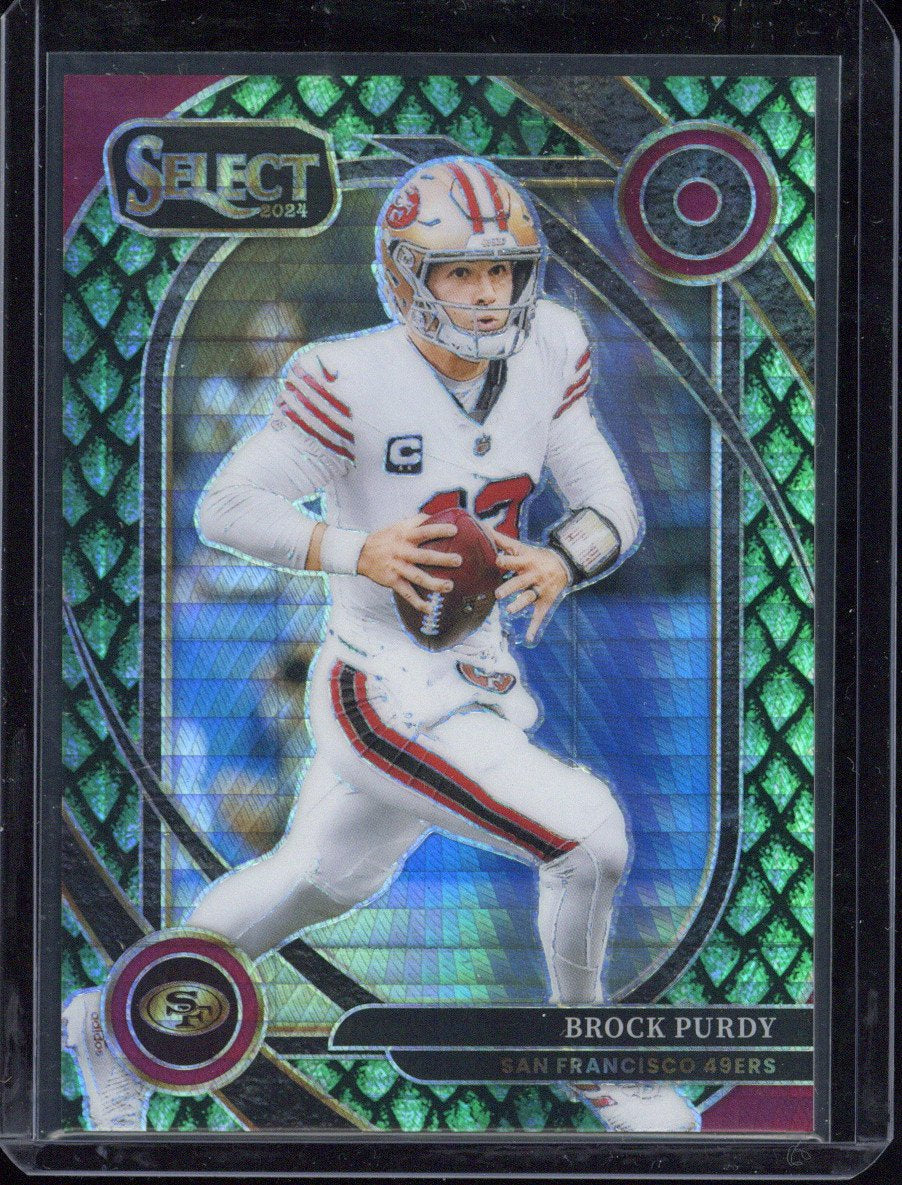 2024 Panini Select Brock Purdy Dragon Scale Club Level /81 #226