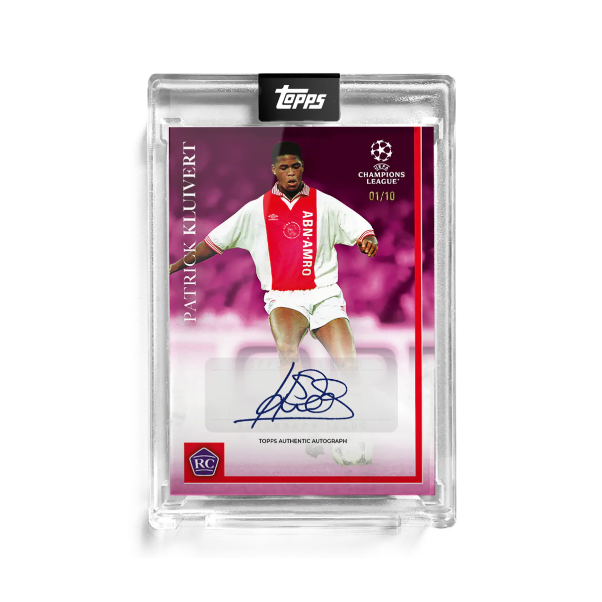 The Lost Rookie Card - Patrick Kluivert - Autograph - 1 of 10