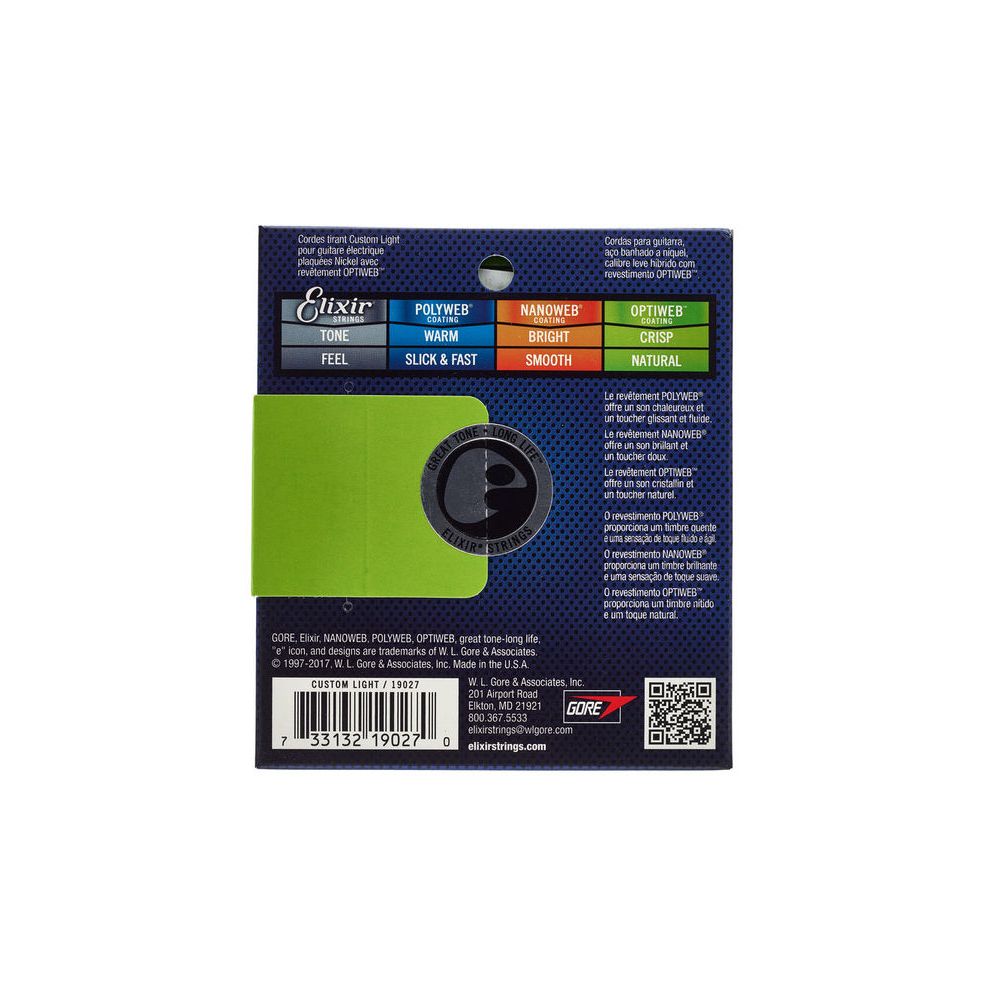 Elixir Optiweb 19027 Custom Light – Thomann Ireland