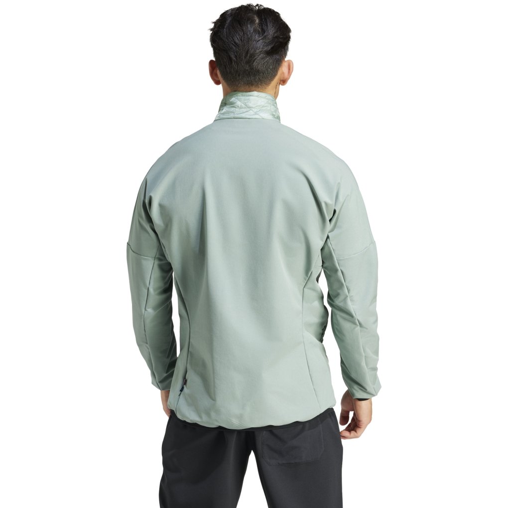 adidas TERREX Xperior Varilite Hybrid PrimaLoft Jacket Men - silver green IP1475