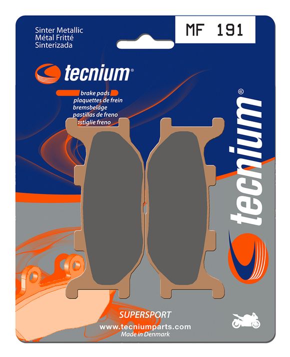 Tecnium Performance sintered metal brake pads - MF191Ref: TE00802A / 1022744