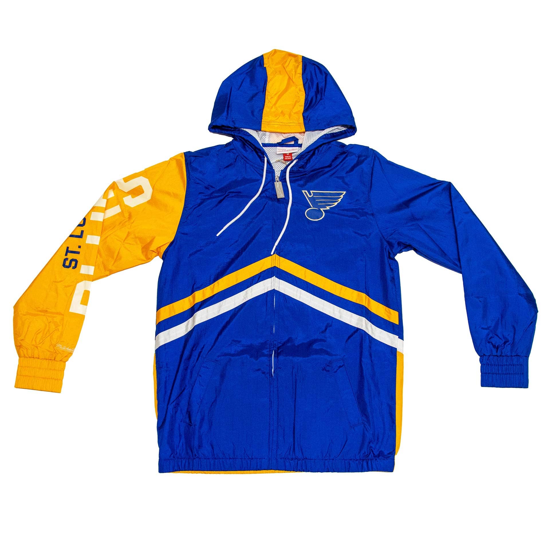 St. Louis Blues Undeniable Mitchell & Ness NHL Windbreaker Jacket