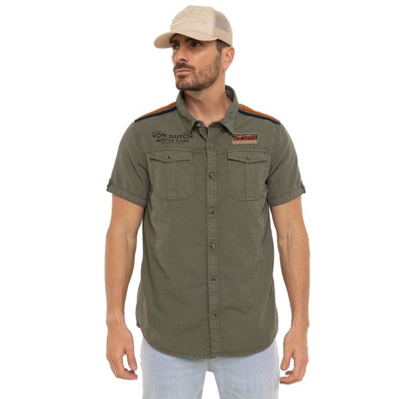Von Dutch Box Shirt - GreenRef: VDH0418