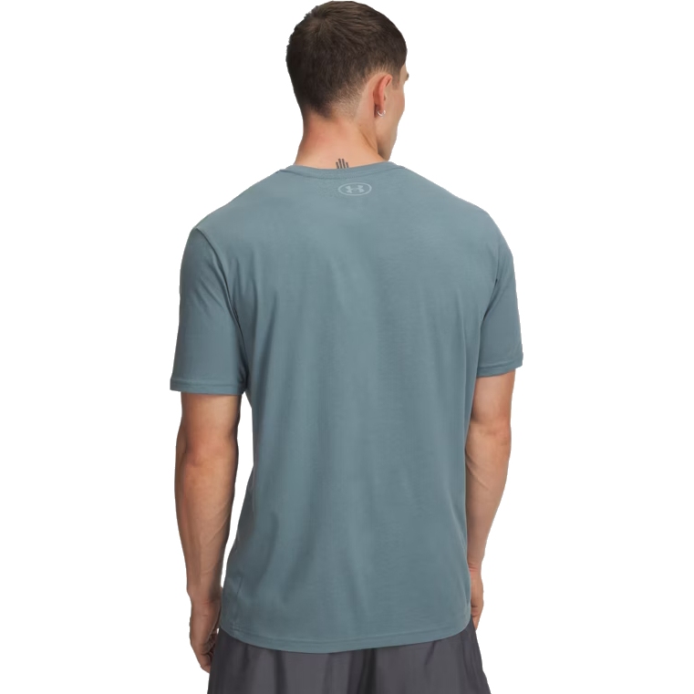 Under Armour UA Sportstyle Left Chest Short Sleeve Shirt Men - Jasper Blue/Serpentine