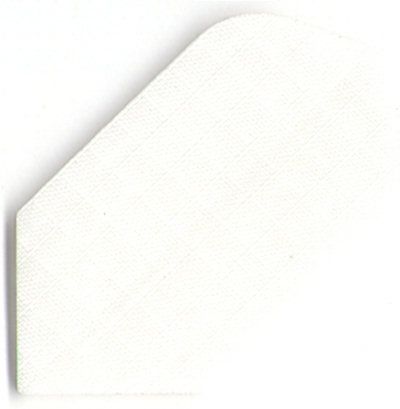 Nylon Fabric Flights - Slim - WHITE