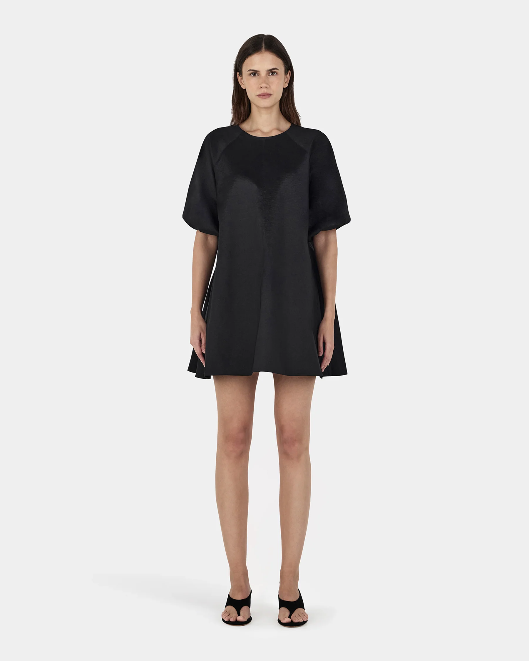 Jemima Taffeta Dress Black