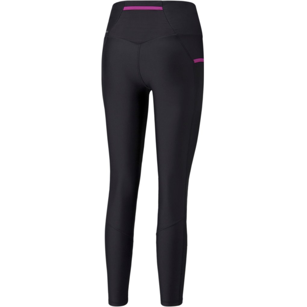 Puma Marathon High Waist Full-Length  Running Leggings Heren - Puma Black-Grape Wine