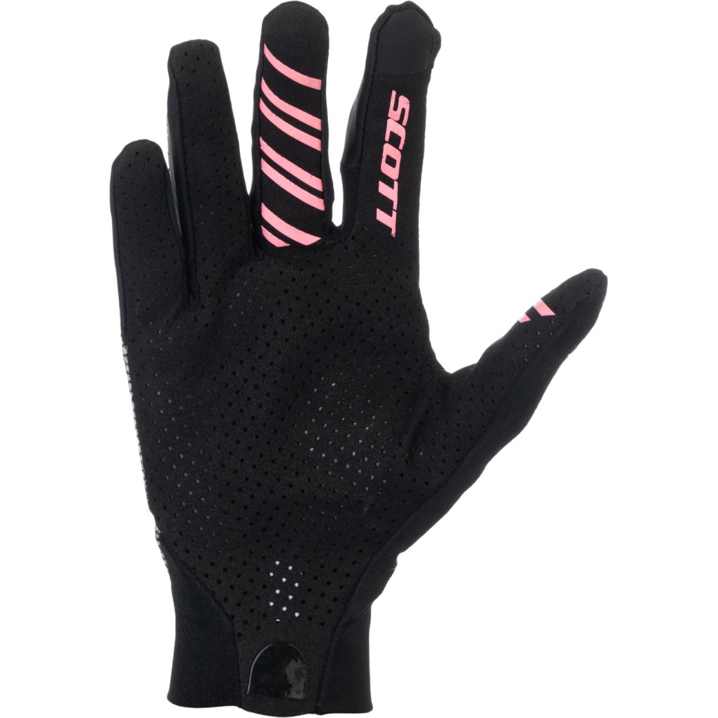 SCOTT Traction Long Finger Gloves - white/black