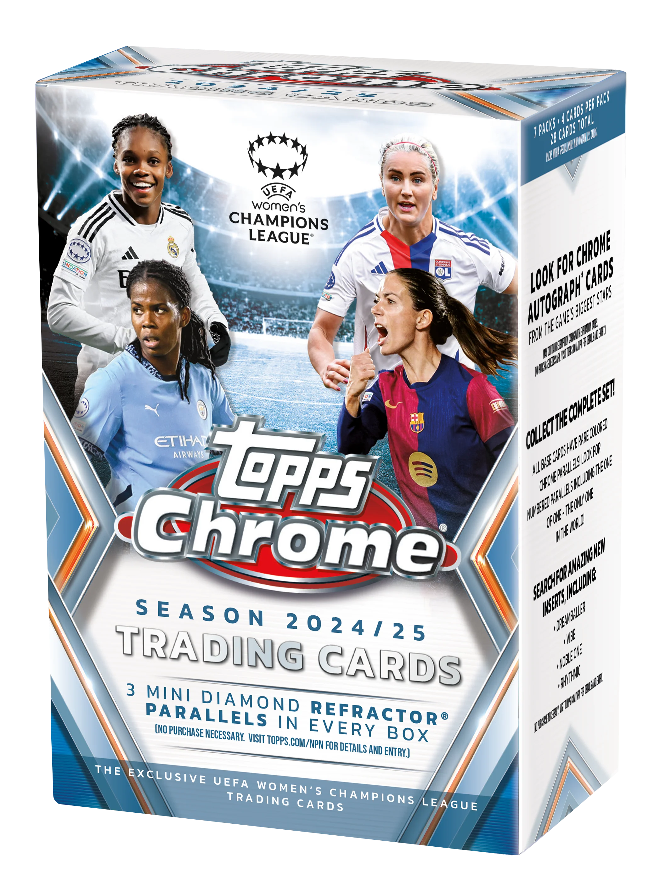 2024-25 Topps Chrome® UEFA Women's Champions League - Value Box