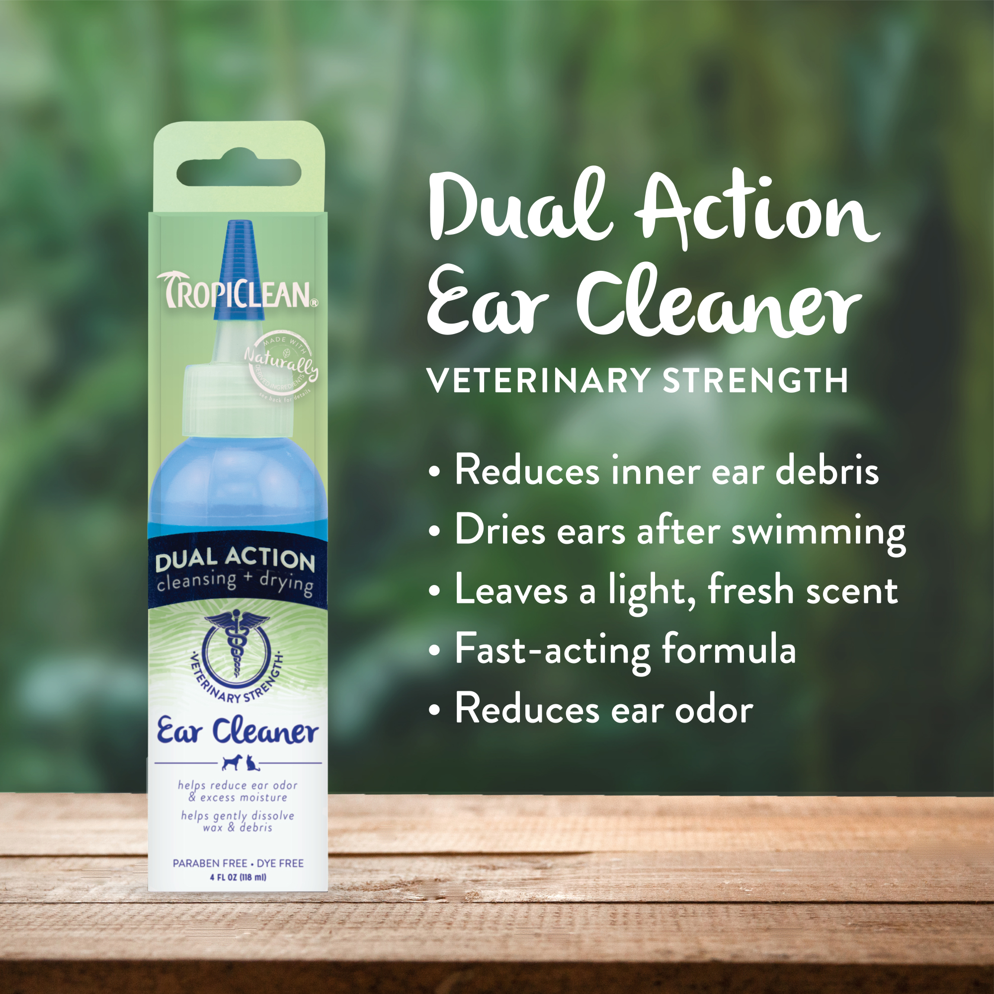 TropiClean - Dual Ear Cleaner - 118ml