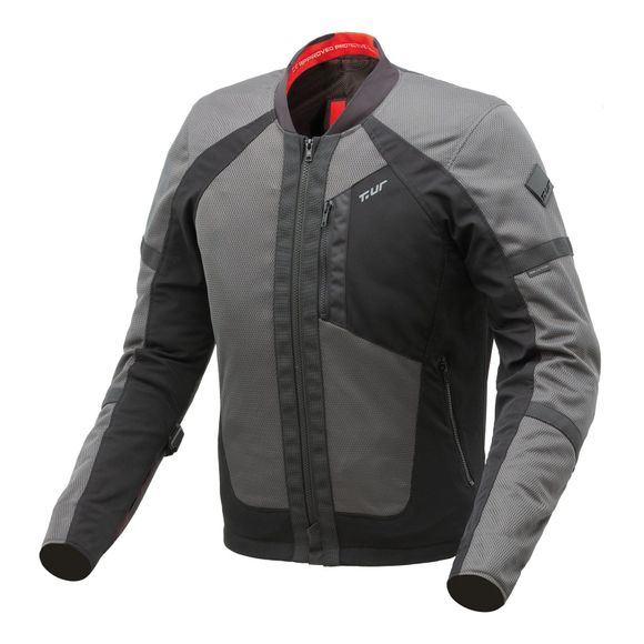 Motorcycle Jacket T.Ur Atlas - Black / GrayRef: TUR0013