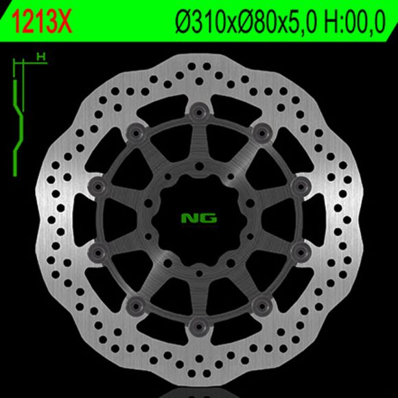 Wave NG floating brake discRef: NGD00314A / 1024619