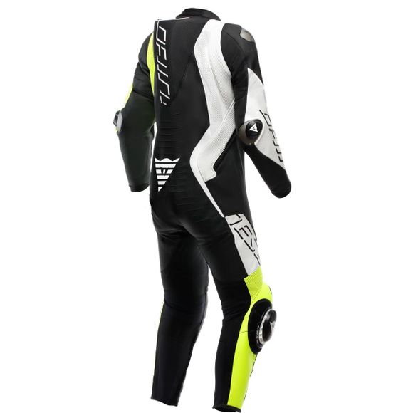 Dainese AUDAX D-ZIP PERF. 1 PIECE Suit - Black / YellowRef: DN2135