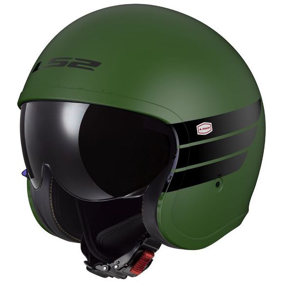 Jet LS2 of599 - Spitfire II headset - Retro - GreenRef: LS0985