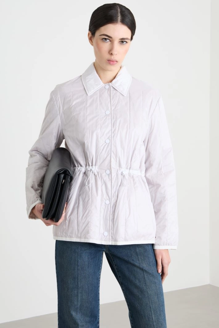 Padded Technical Jacket - WHITE