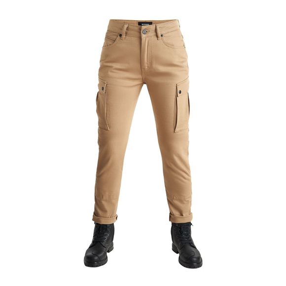 Pando Moto Mila Motorcycle Jeans - Straight / Regular - BeigeRef: PAN0045
