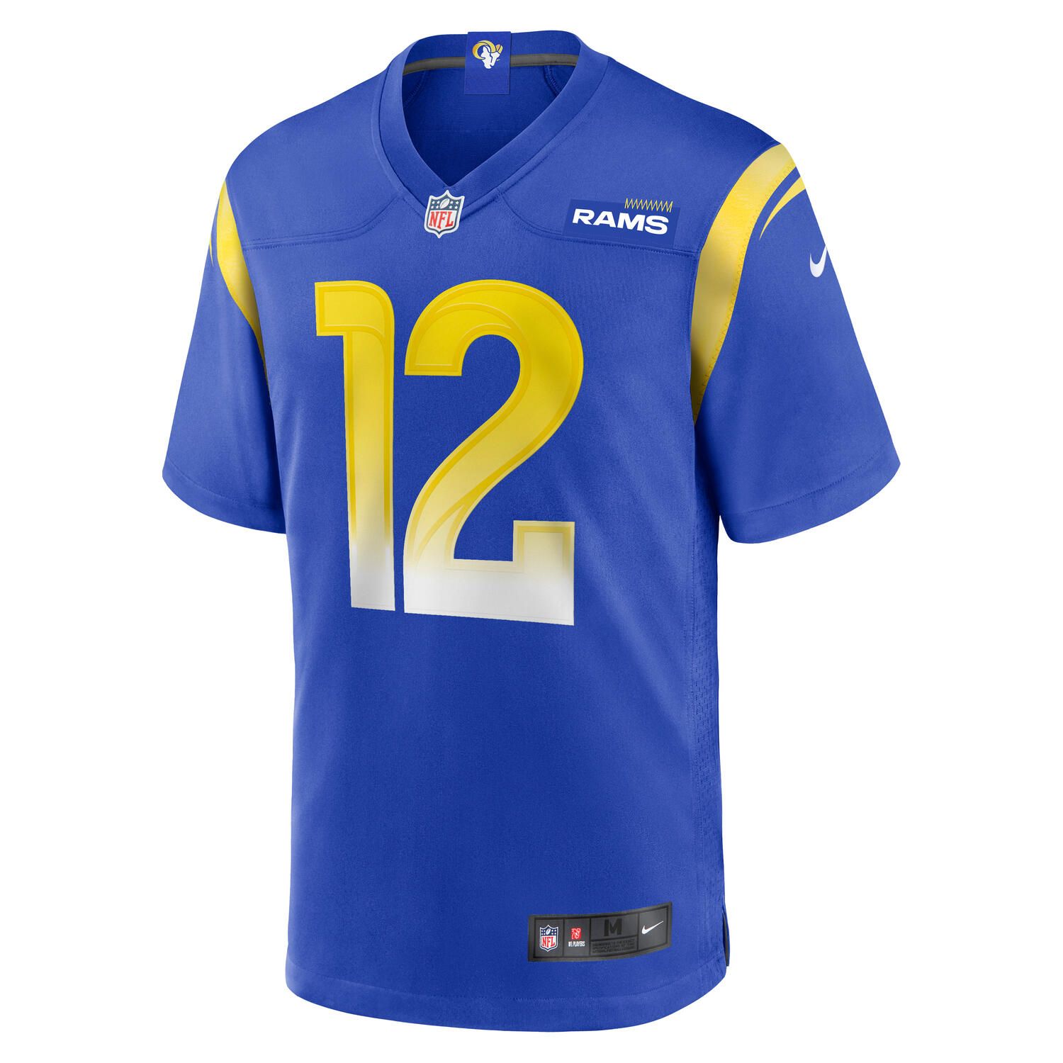 Puka Nacua #12 Los Angeles Rams Nike Game NFL Jersey Blue