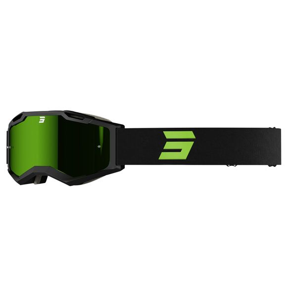Shot IRIS 2.0 cross mask - TECH GREEN MATT 2023 - Black / GreenRef: so2258 / a09-29a1-c06