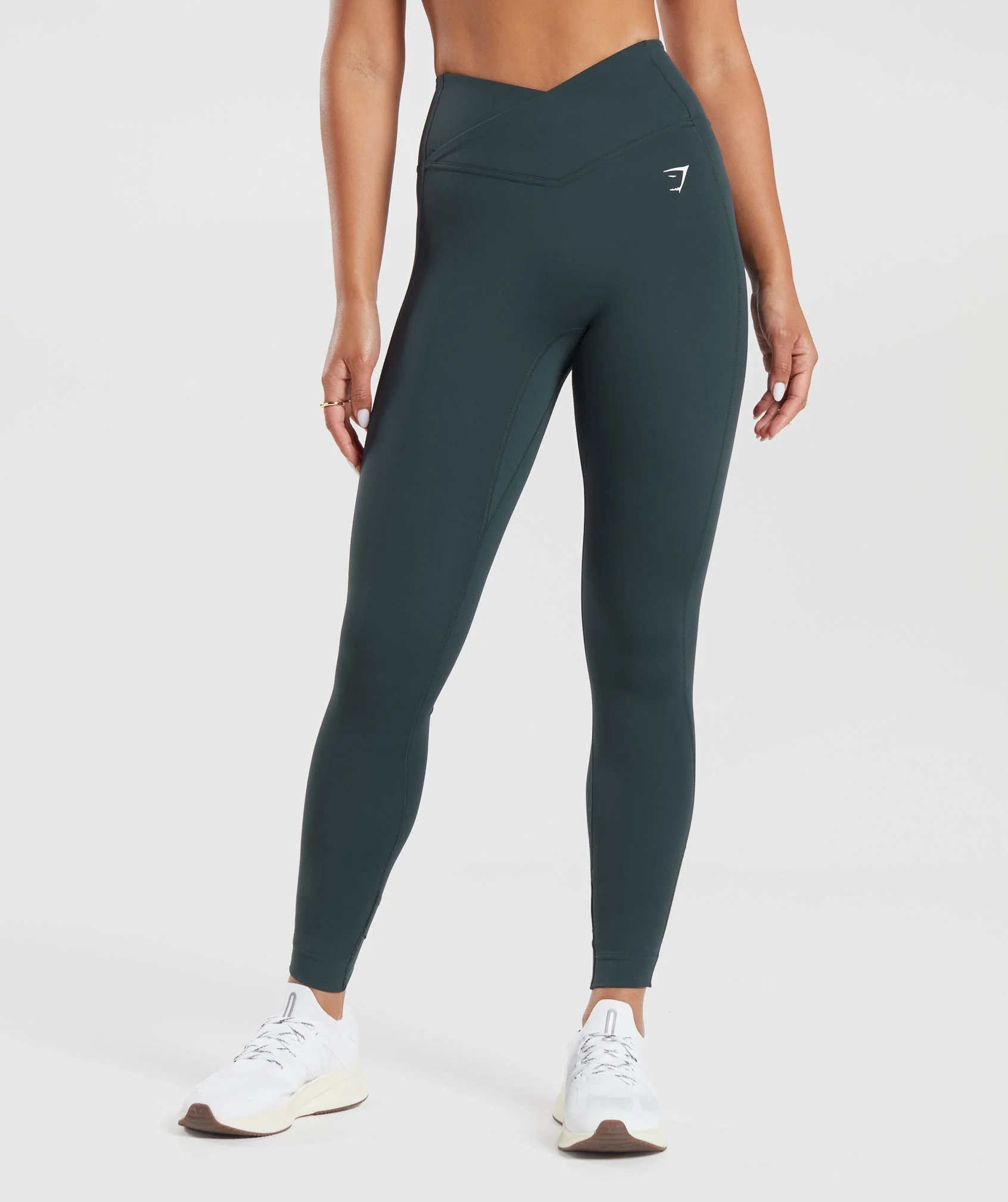 Crossover Leggings Darkest Teal