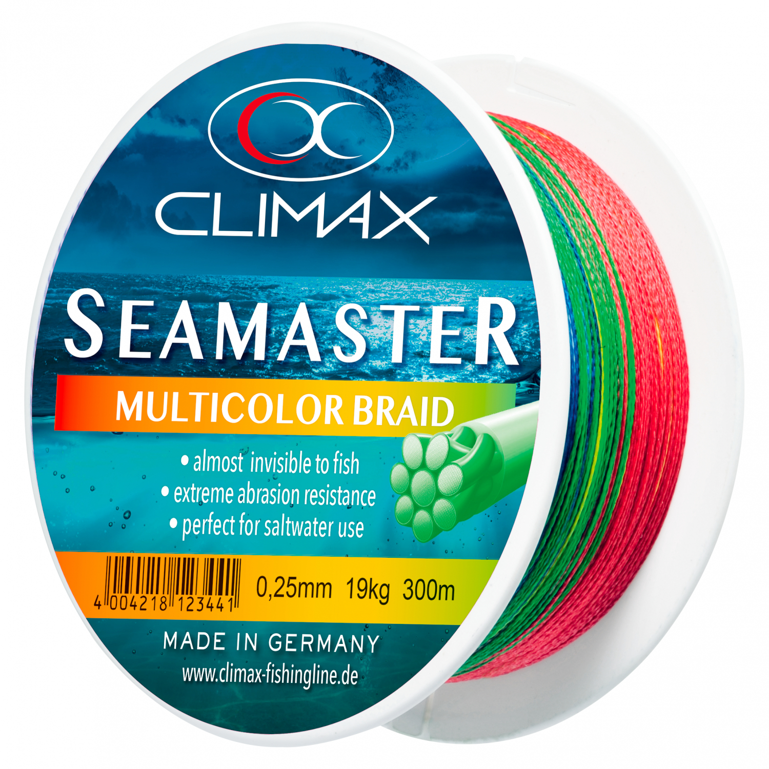 Climax Fishing Line Haruna Seamaster Braid (multicolor, 300 m)