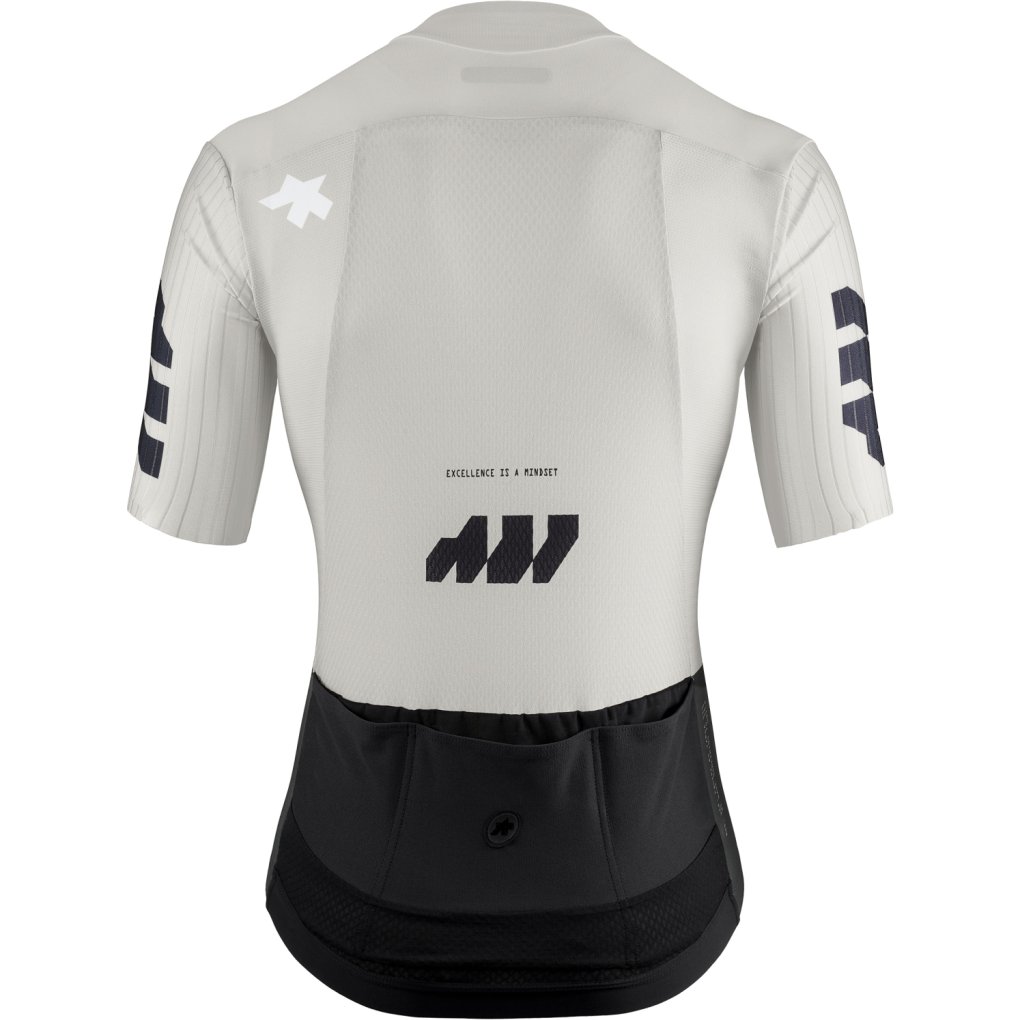 Assos EQUIPE RS S11 Something To Say Short Sleeve Jersey Men - almond milk
