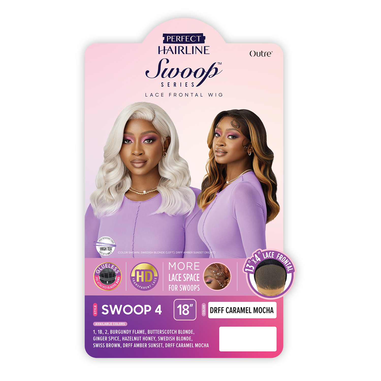 Outre HD Lace Frontal Wig Perfect Hairline Glueless Fully Hand-Tied 13X4 Swoop Series Swoop4