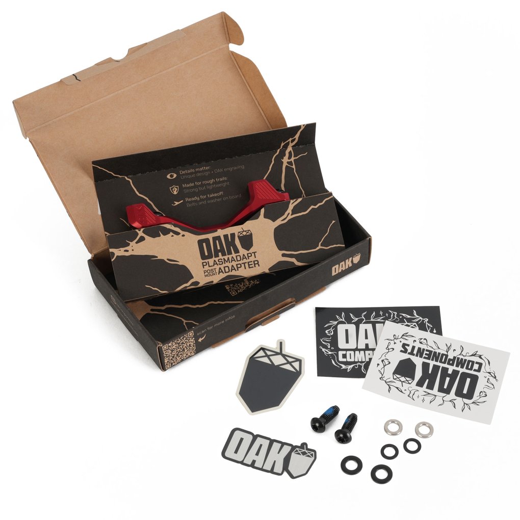 OAK Components PLASMADAPT Brake Caliper Adapter | Postmount +40/+43mm - blue