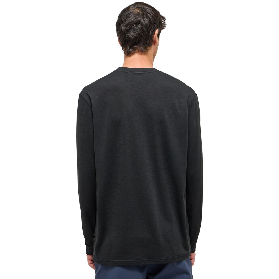 Haglöfs Kaise Wool Long Sleeve Tee Men - true black 2C5