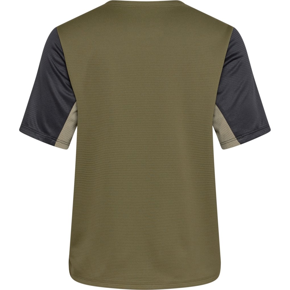 FOX Defend MTB Short Sleeve Jersey Youth - olive green