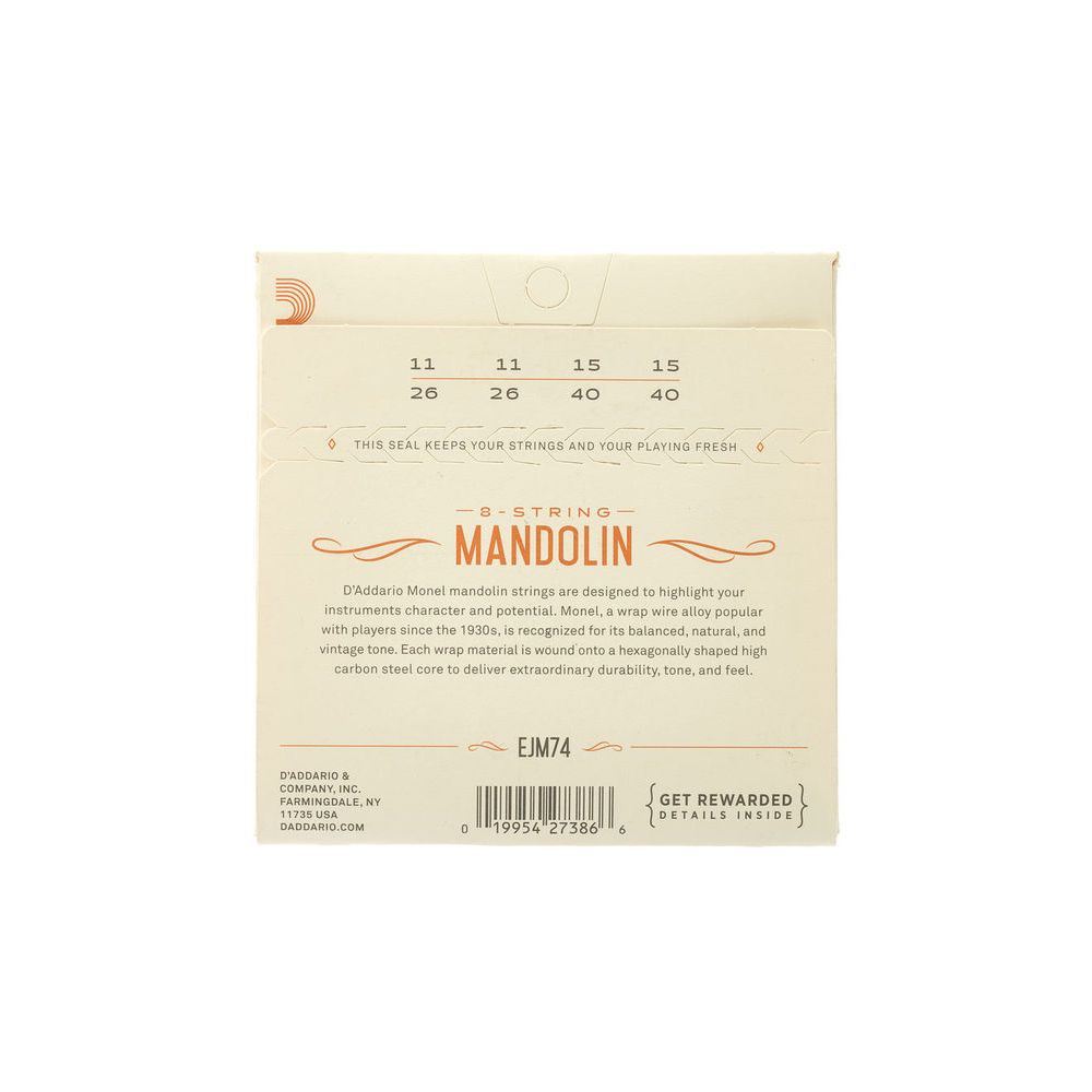 Daddario EJM74 Mandolin Set – Thomann Ireland