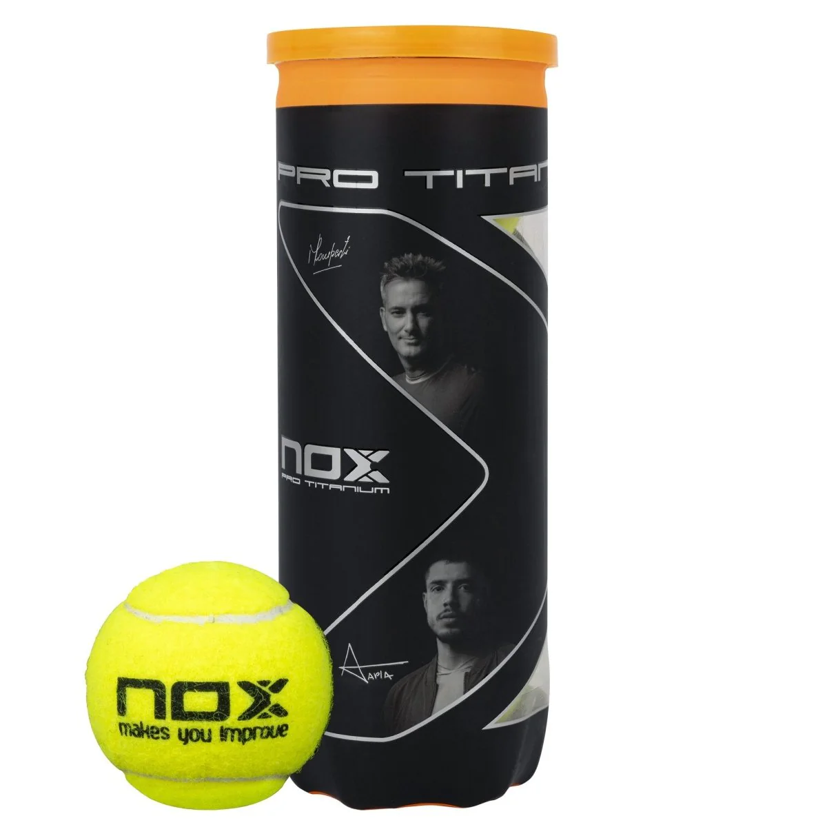 PRO TITANIUM 3 padel balls can