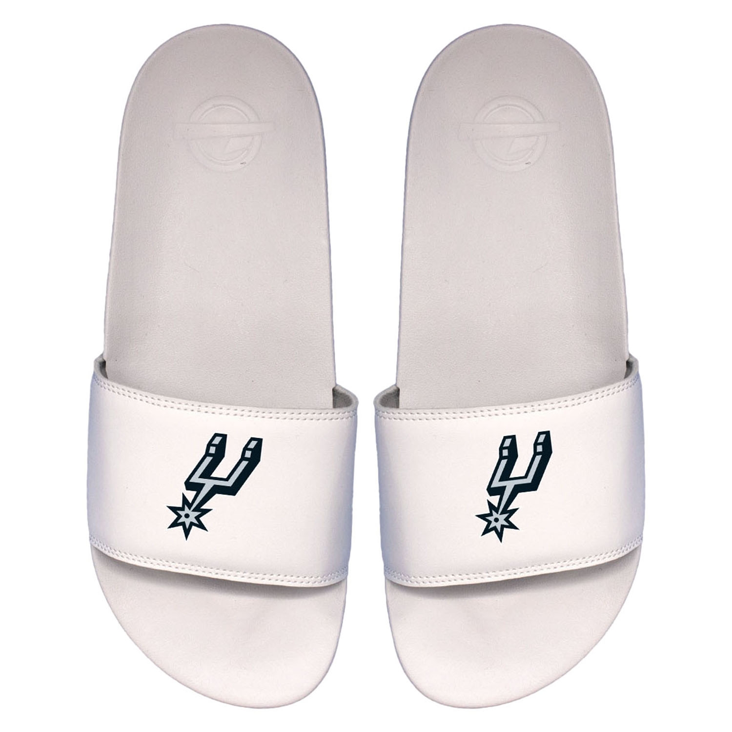 San Antonio Spurs Primary Logo ISlide NBA Gel Slides White
