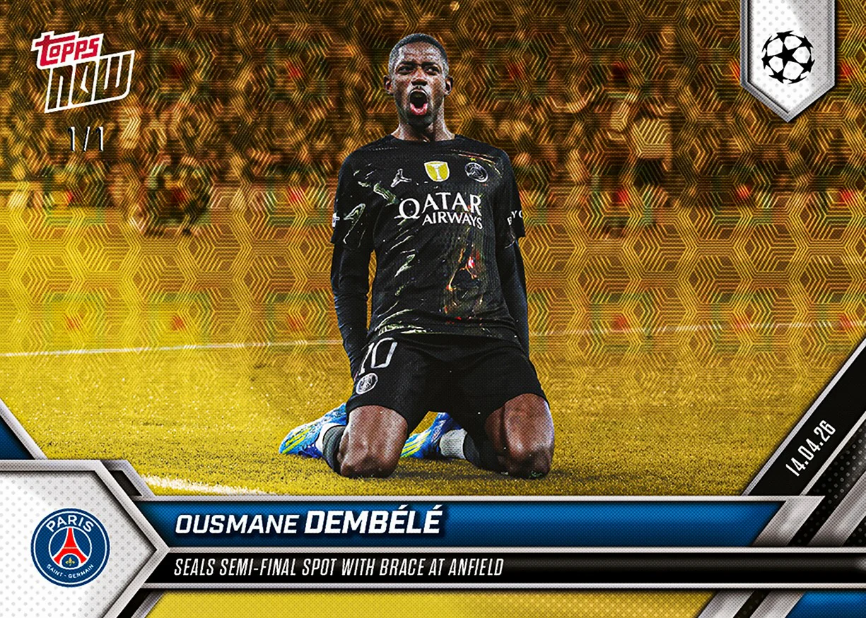 Ousmane Dembélé - 2025-26 UCL Topps NOW® - Card 121