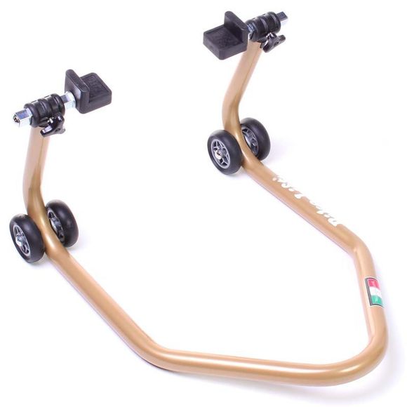 Béquille Bike Lift RS 17 OR AVEC SUPPORT CAOUTCHOUC Universel - JauneRef : 892044 / 3032170