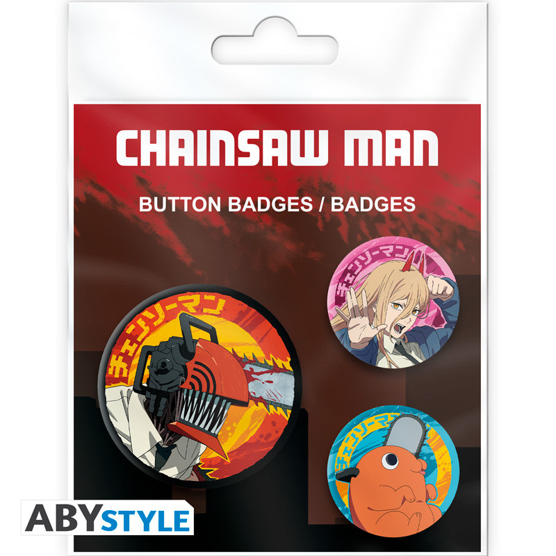 CHAINSAW MAN Badge Pack Denji, Devil, Pochita