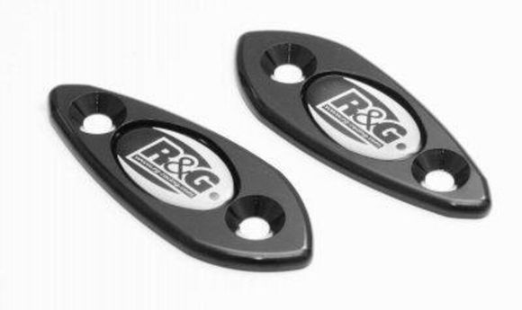 R&G Racing mirror shutters Cover - black holesKAWASAKI 600 NINJA ZX-6 R (ZX600R) - 2009 - 2012Ref: Rgr03236A / 1068560