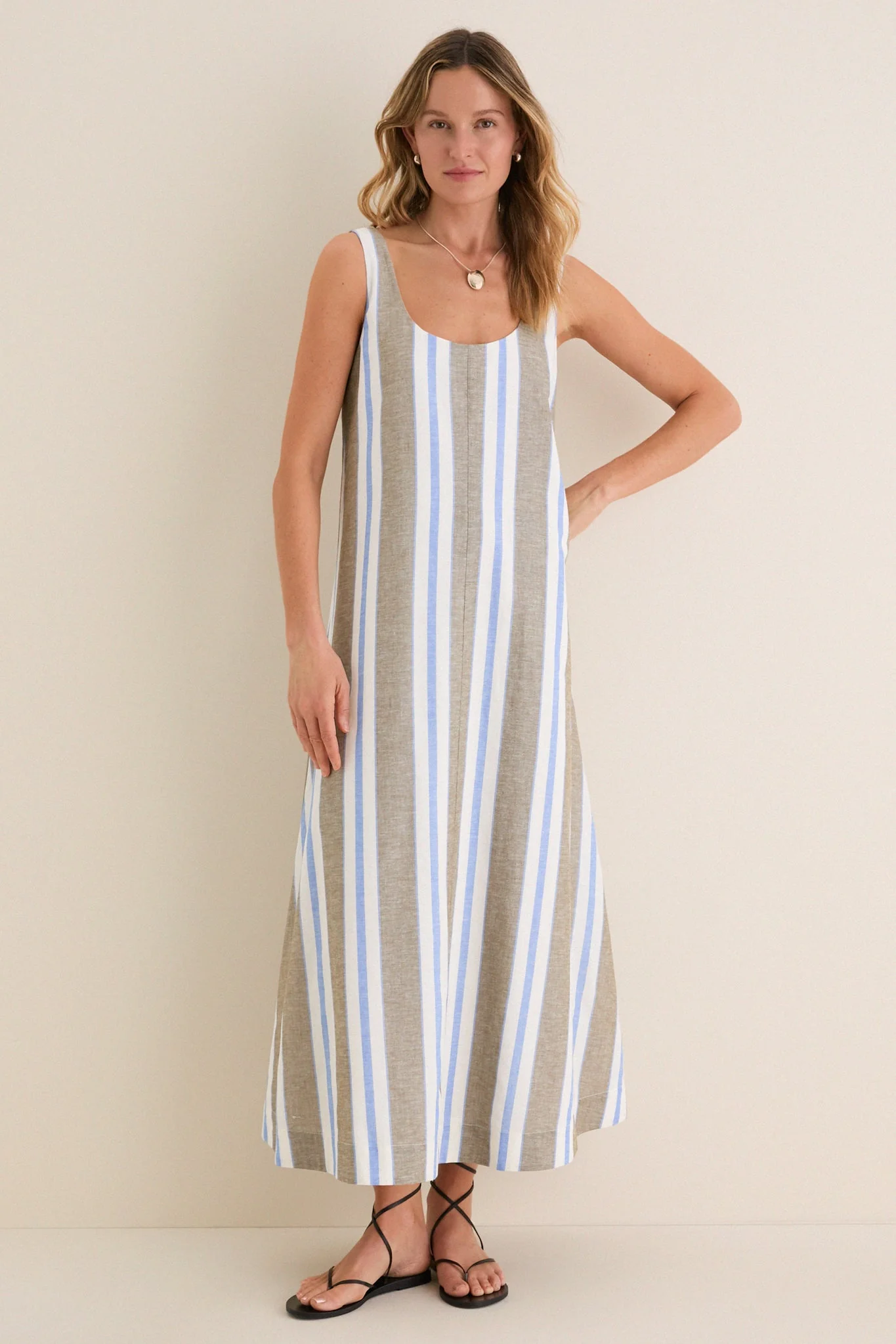 Riviera Stripe Hawes Dress