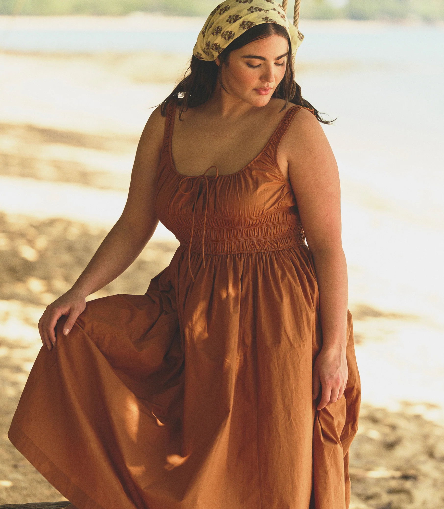 Quilla Midi Dress - Coconut