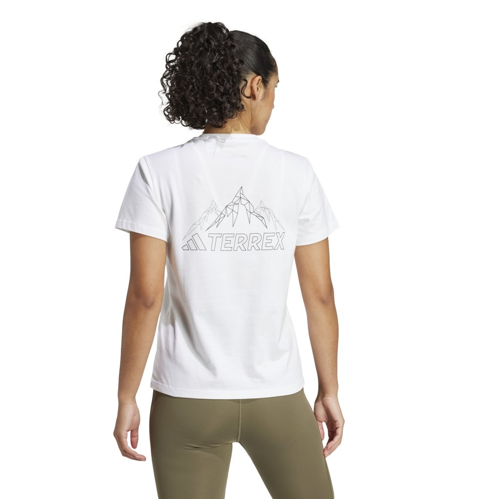 adidas TERREX Graphic MTN 2.0 T-Shirt Women - white IZ0450