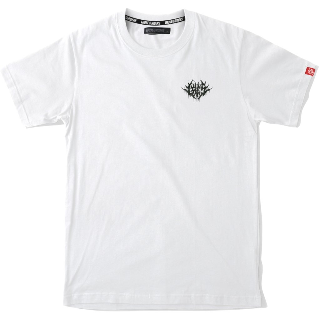 Loose Riders Metal Tech Tee Men - Trail Crew White