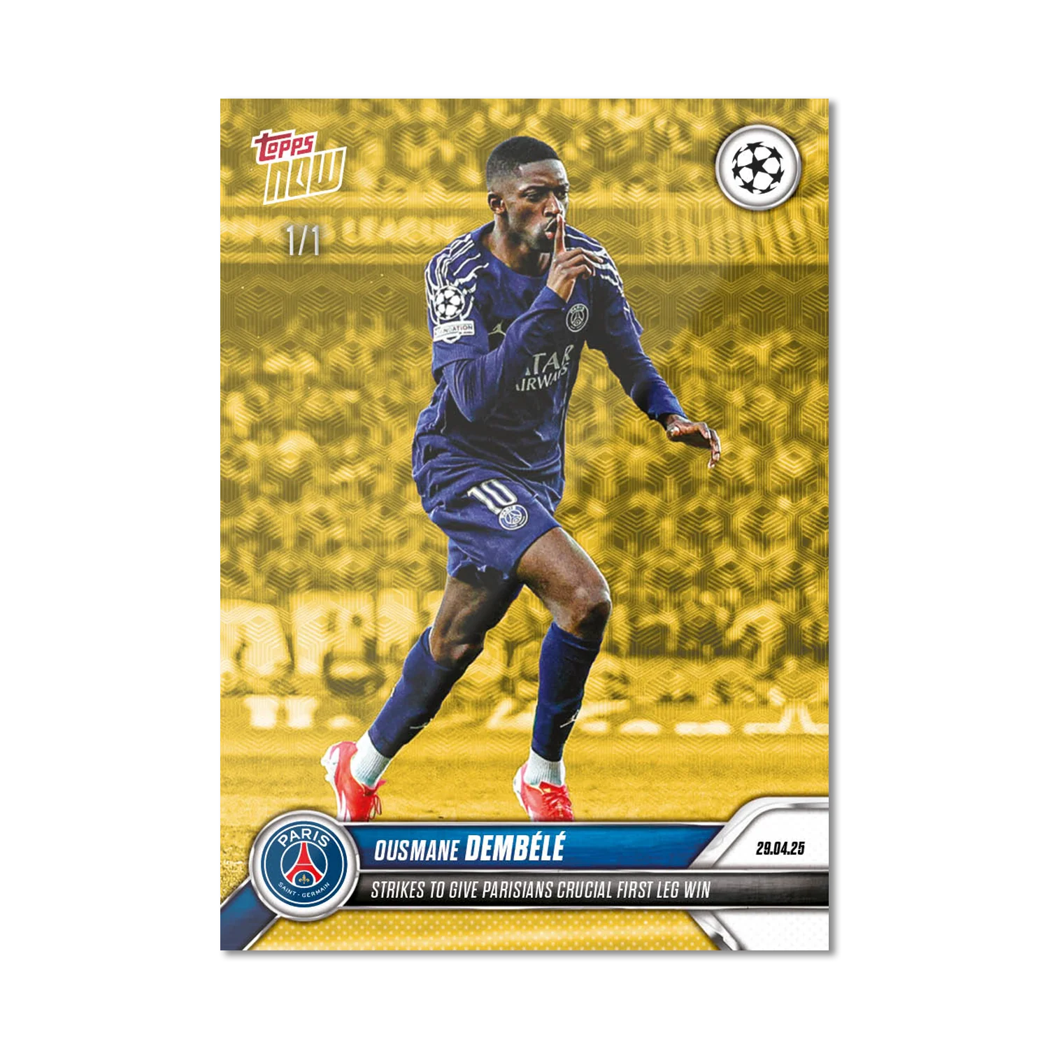 Ousmane Dembélé - 2024-25 UCL Topps NOW® - Card 146