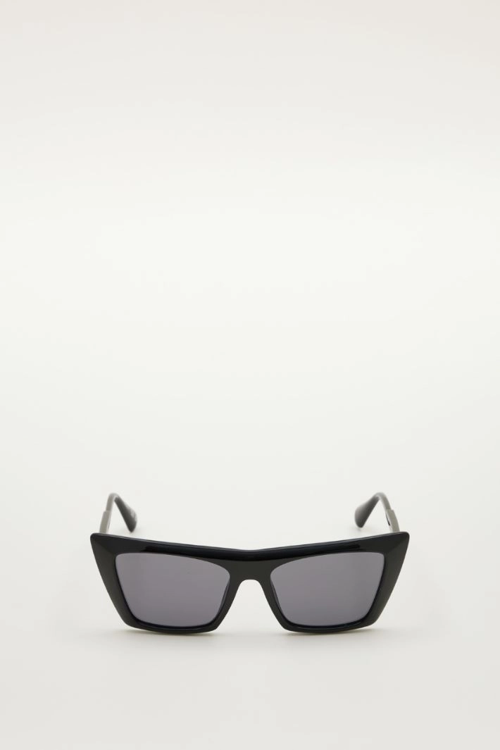 Cat-eye sunglasses - BLACK
