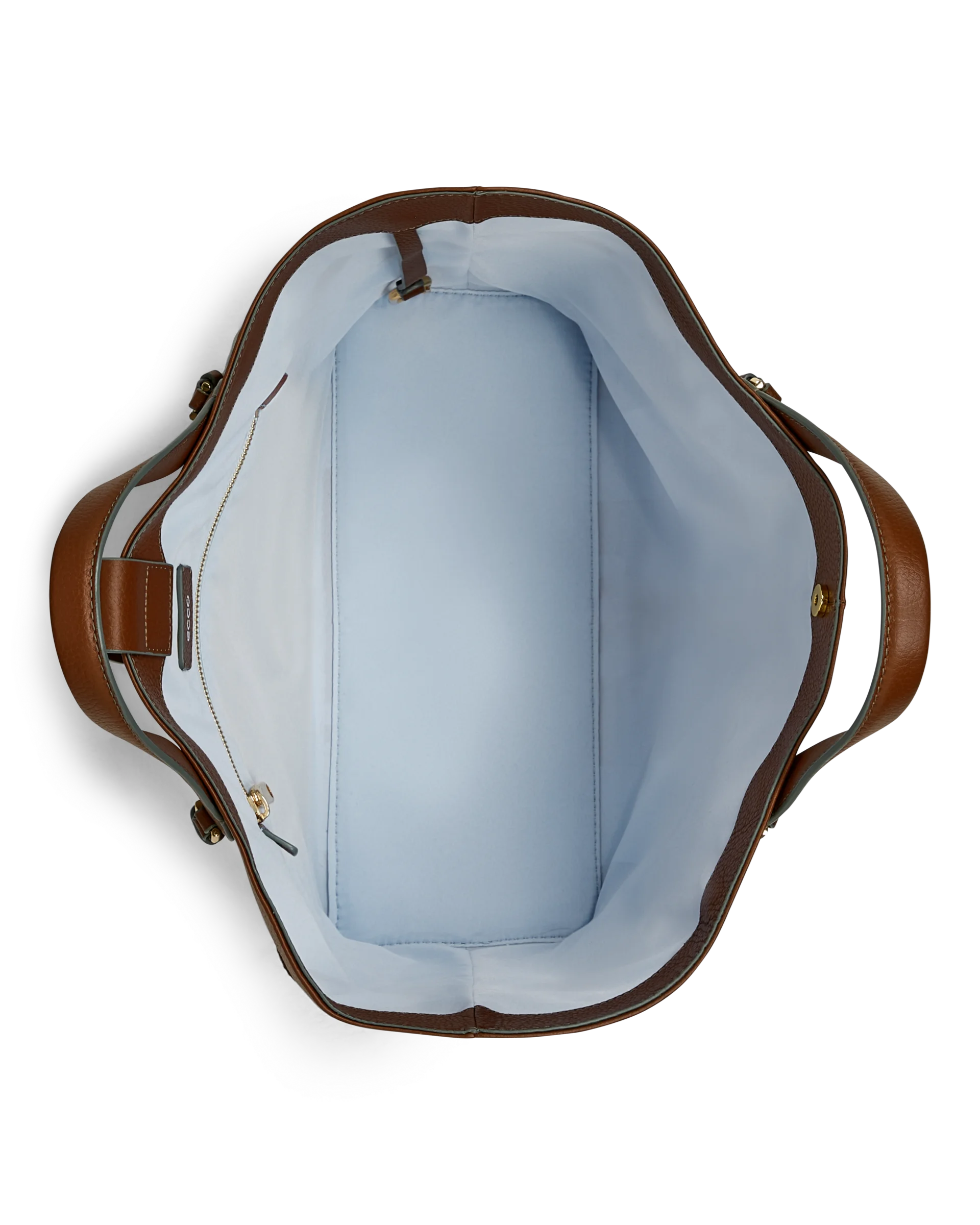 ECCO Tote Shopper aus Leder Braun 28X44X14,5 cm