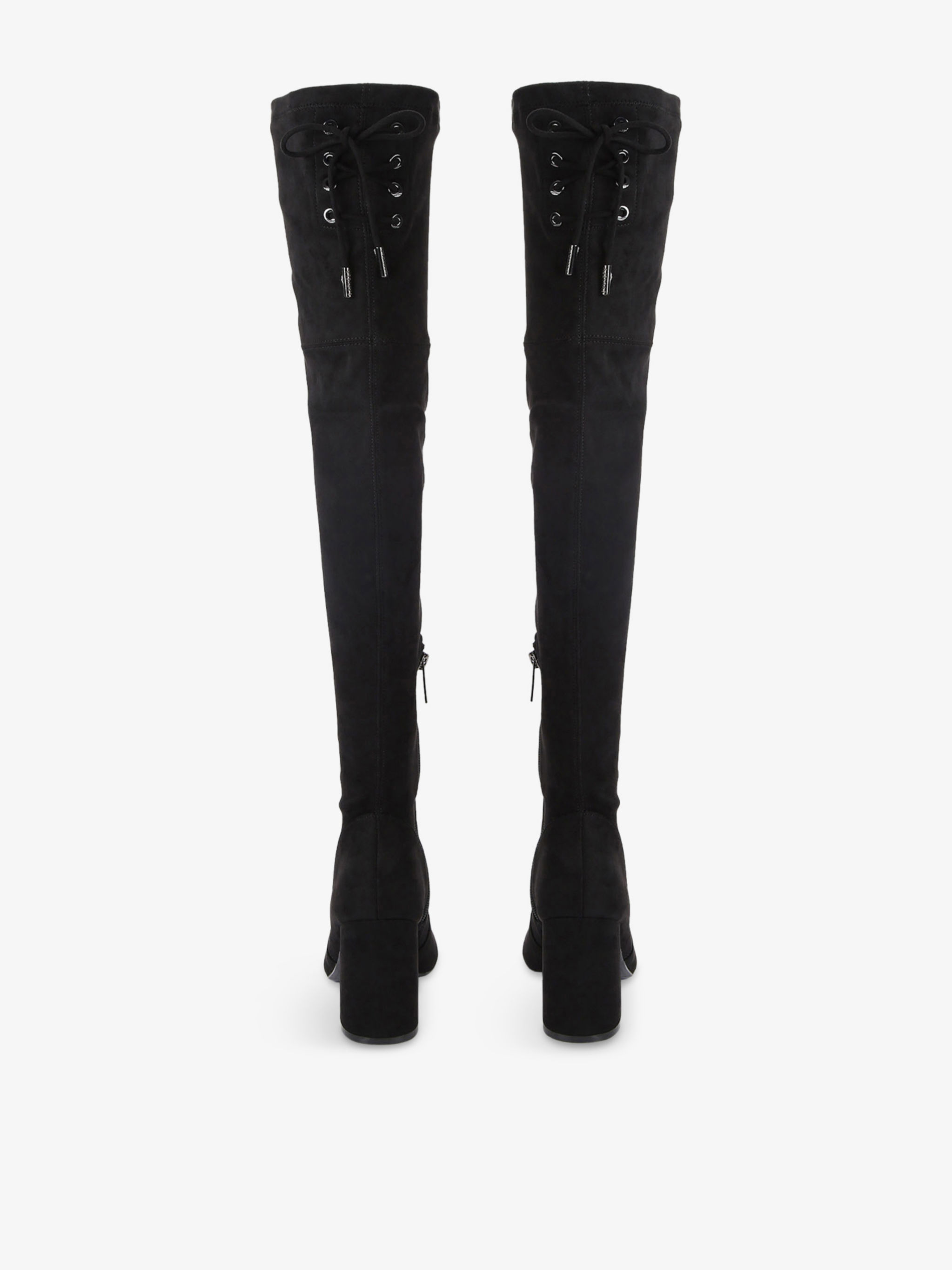 Vito Heeled Faux-Leather Over-The-Knee Boots