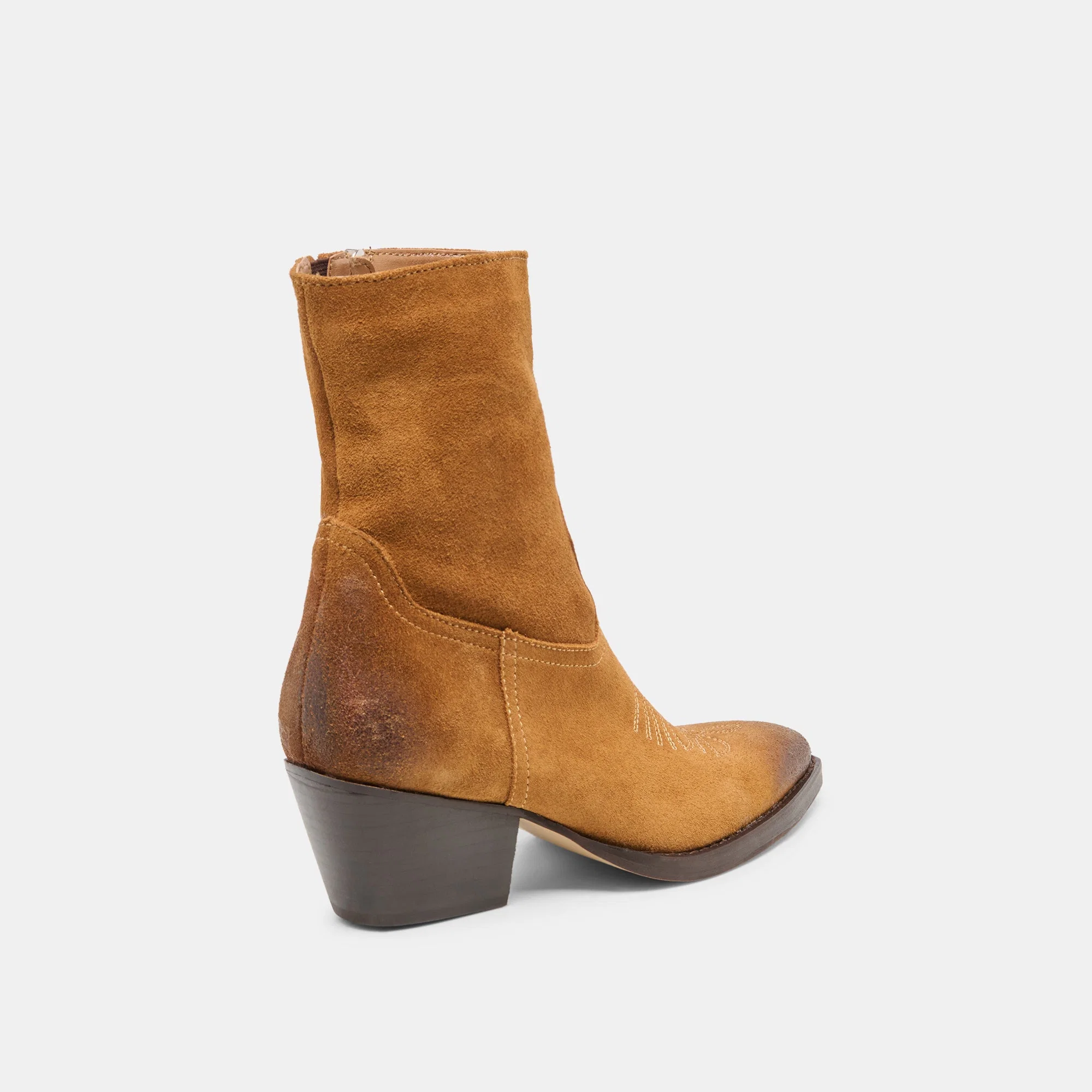 KLYDE BOOTS COGNAC SUEDE